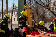 В Пожарно-спасательном центре Москвы определили лучшую команду по проведению АСР при ликвидации последствий ДТП