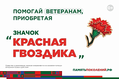 Ежегодная всероссийская акция помощи ветеранам «Красная гвоздика» стартовала 10 апреля