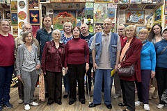 В Музее пожарной охраны столицы прошла экскурсия для слабовидящих людей